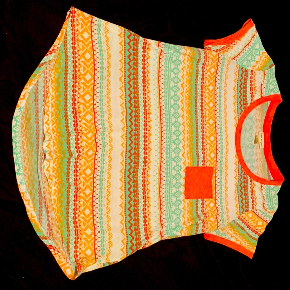 Cute print and design crew neck t shirt